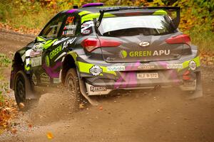 Patrick Gruszka / Florian Barral Hyundai i20 R5 on SS2, Bob Lake I.