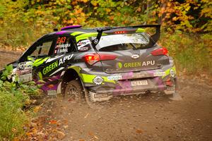 Patrick Gruszka / Florian Barral Hyundai i20 R5 on SS2, Bob Lake I.