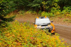 Grzegorz Bugaj / Ela Dziubanski Subaru WRX STi on SS2, Bob Lake I.