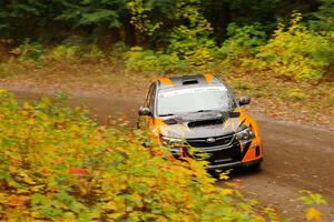 Grzegorz Bugaj / Ela Dziubanski Subaru WRX STi on SS2, Bob Lake I.