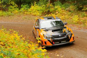 Grzegorz Bugaj / Ela Dziubanski Subaru WRX STi on SS2, Bob Lake I.