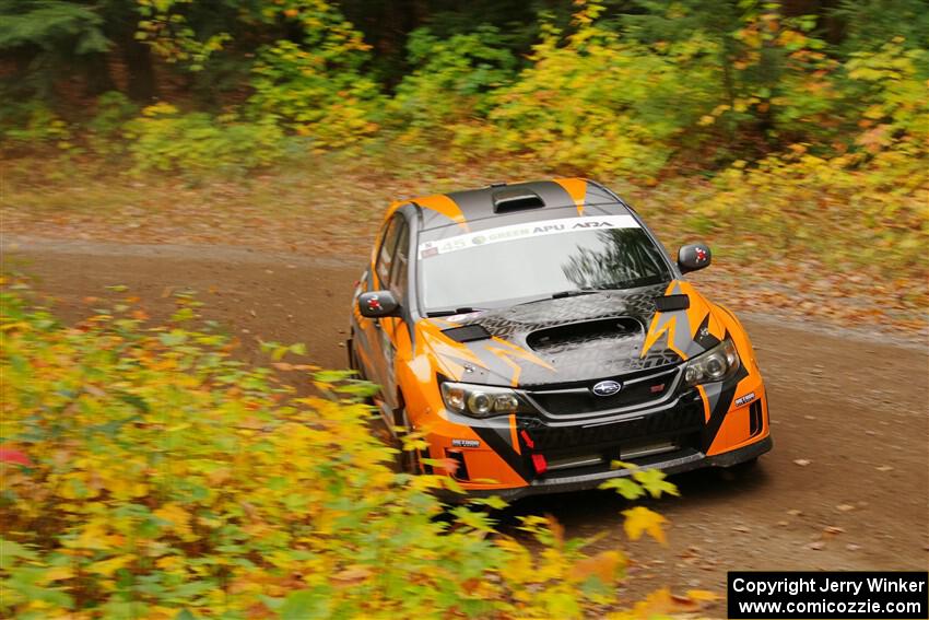 Grzegorz Bugaj / Ela Dziubanski Subaru WRX STi on SS2, Bob Lake I.