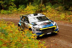 Enda McCormack / Liam McCormack Hyundai i20 R5 on SS2, Bob Lake I.