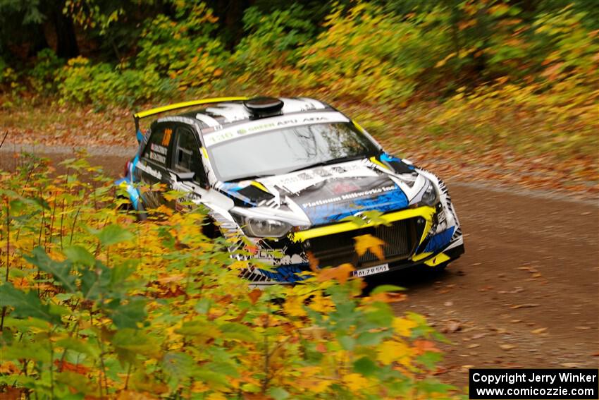 Enda McCormack / Liam McCormack Hyundai i20 R5 on SS2, Bob Lake I.