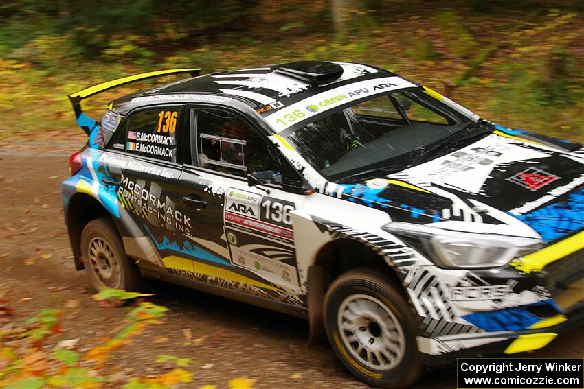 Enda McCormack / Liam McCormack Hyundai i20 R5 on SS2, Bob Lake I.