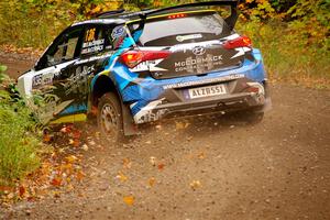 Enda McCormack / Liam McCormack Hyundai i20 R5 on SS2, Bob Lake I.