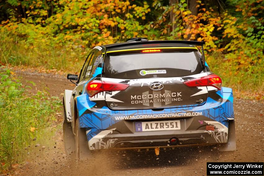 Enda McCormack / Liam McCormack Hyundai i20 R5 on SS2, Bob Lake I.