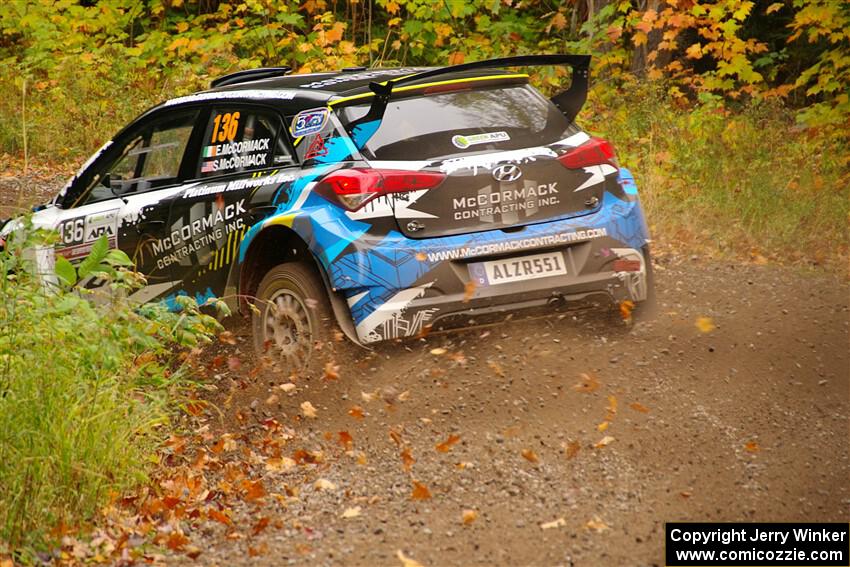 Enda McCormack / Liam McCormack Hyundai i20 R5 on SS2, Bob Lake I.