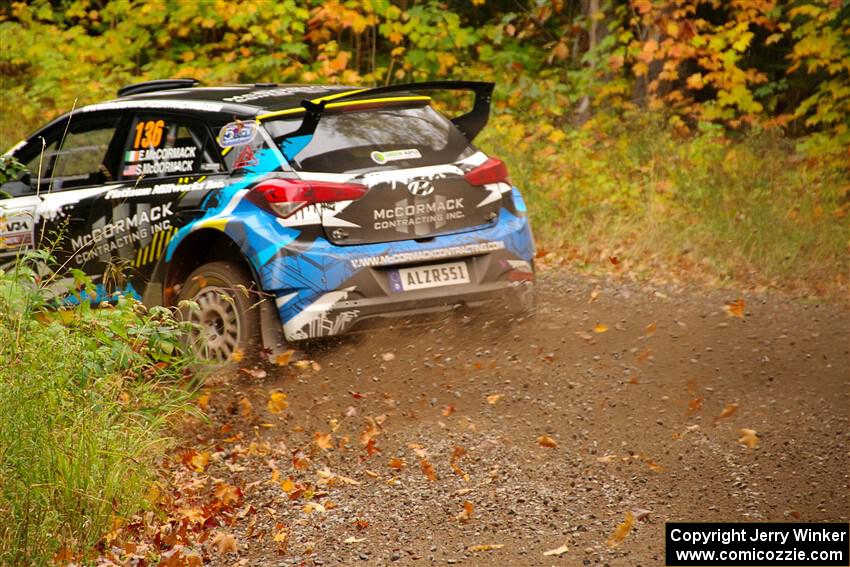 Enda McCormack / Liam McCormack Hyundai i20 R5 on SS2, Bob Lake I.