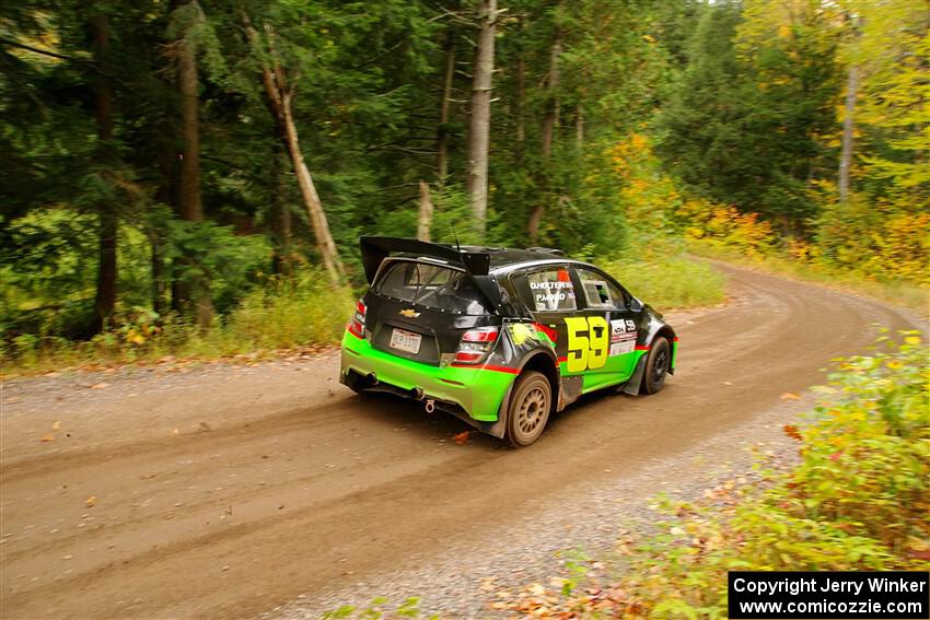 Pat Moro / Ole Holter Chevy Sonic LS on SS2, Bob Lake I.