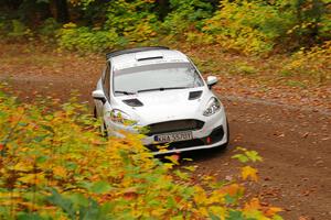 Javier Olivares / K.J. Miller Ford Fiesta Rally3 on SS2, Bob Lake I.