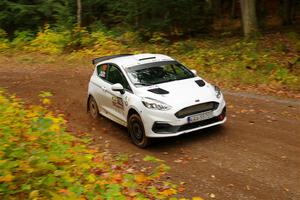 Javier Olivares / K.J. Miller Ford Fiesta Rally3 on SS2, Bob Lake I.