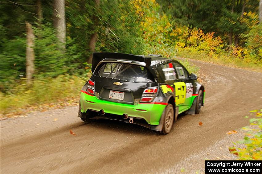 Pat Moro / Ole Holter Chevy Sonic LS on SS2, Bob Lake I.