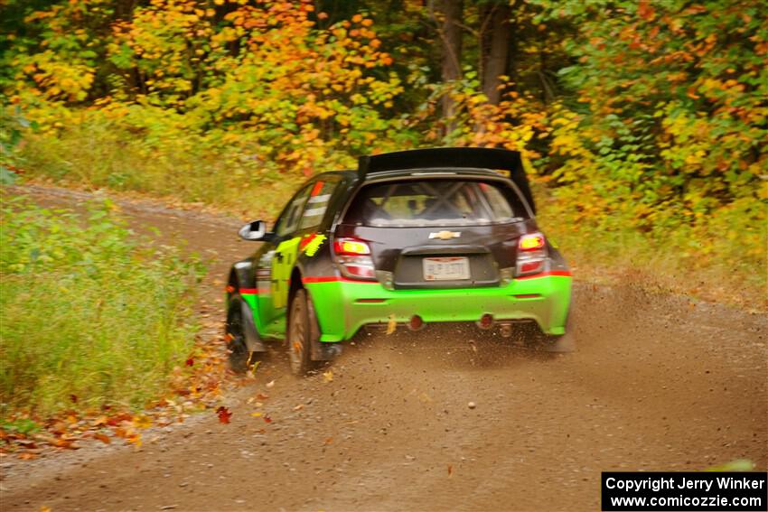 Pat Moro / Ole Holter Chevy Sonic LS on SS2, Bob Lake I.