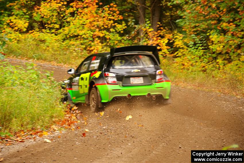 Pat Moro / Ole Holter Chevy Sonic LS on SS2, Bob Lake I.