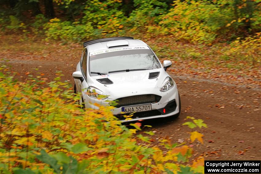 Javier Olivares / K.J. Miller Ford Fiesta Rally3 on SS2, Bob Lake I.