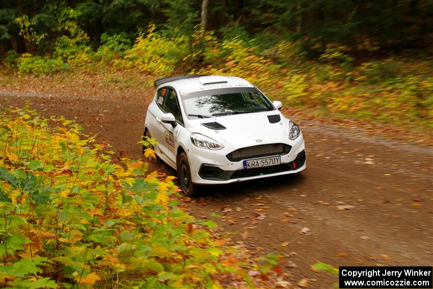 Javier Olivares / K.J. Miller Ford Fiesta Rally3 on SS2, Bob Lake I.