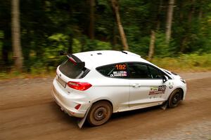 Javier Olivares / K.J. Miller Ford Fiesta Rally3 on SS2, Bob Lake I.