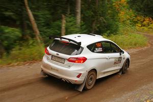 Javier Olivares / K.J. Miller Ford Fiesta Rally3 on SS2, Bob Lake I.