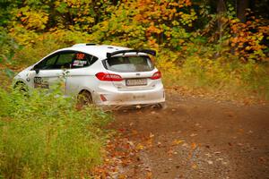 Javier Olivares / K.J. Miller Ford Fiesta Rally3 on SS2, Bob Lake I.