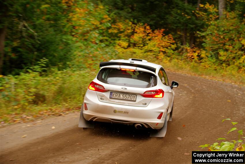 Javier Olivares / K.J. Miller Ford Fiesta Rally3 on SS2, Bob Lake I.