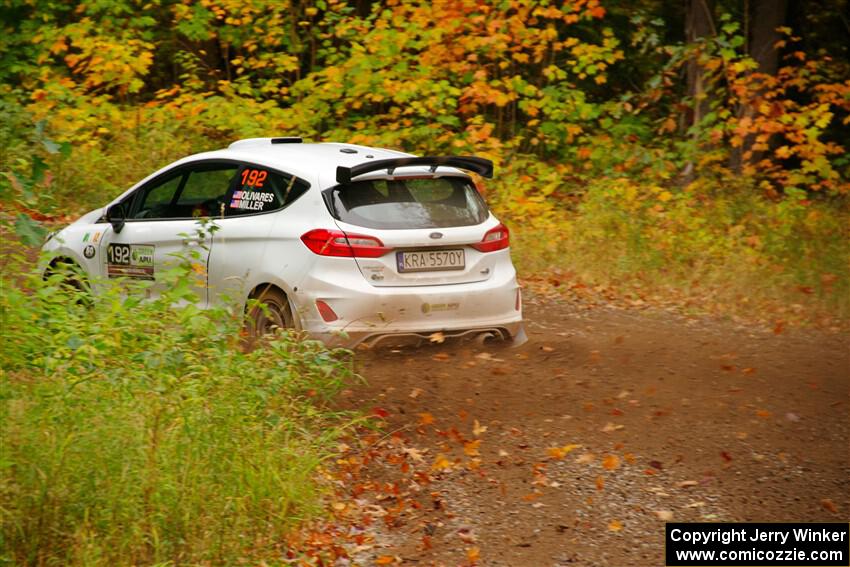 Javier Olivares / K.J. Miller Ford Fiesta Rally3 on SS2, Bob Lake I.