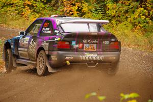 Lia Block / Rhianon Gelsomino Ford Escort Cosworth RS on SS2, Bob Lake I.