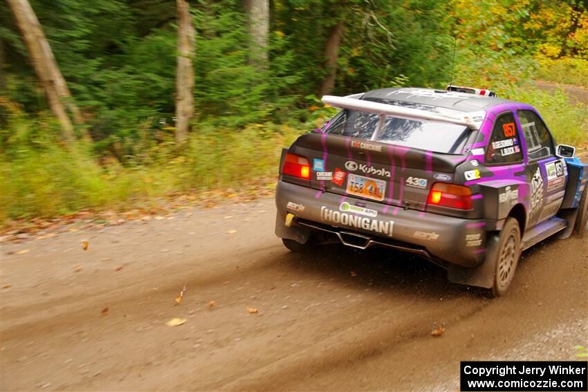 Lia Block / Rhianon Gelsomino Ford Escort Cosworth RS on SS2, Bob Lake I.