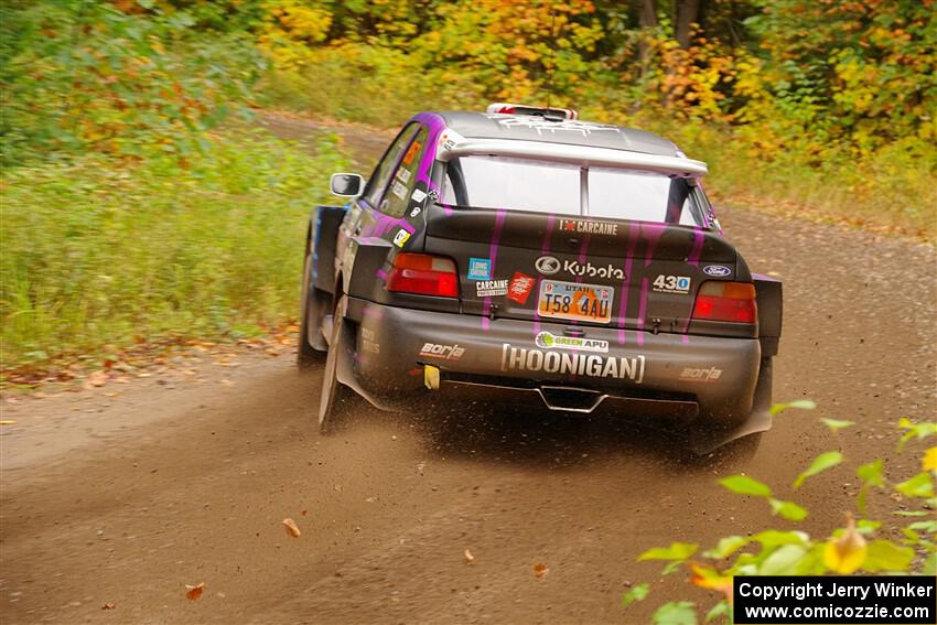 Lia Block / Rhianon Gelsomino Ford Escort Cosworth RS on SS2, Bob Lake I.