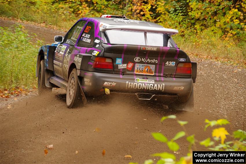 Lia Block / Rhianon Gelsomino Ford Escort Cosworth RS on SS2, Bob Lake I.