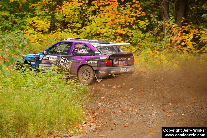 Lia Block / Rhianon Gelsomino Ford Escort Cosworth RS on SS2, Bob Lake I.