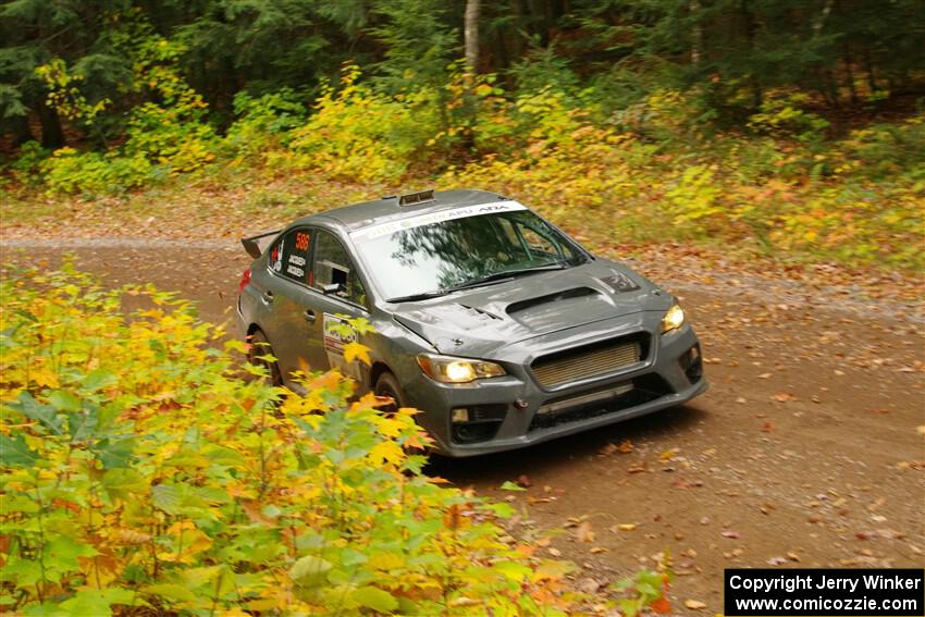 Zach Jacques / Ron Jacques Subaru WRX STi on SS2, Bob Lake I.