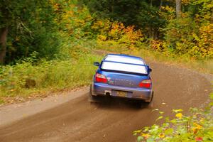 Jimmy Pelizzari / Kate Stevens Subaru WRX on SS2, Bob Lake I.