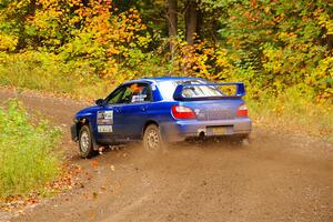 Jimmy Pelizzari / Kate Stevens Subaru WRX on SS2, Bob Lake I.