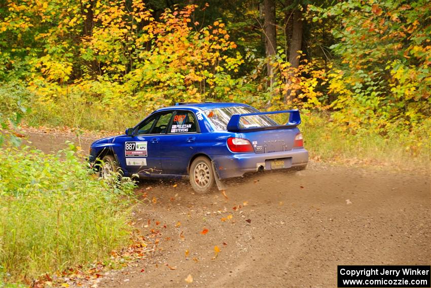 Jimmy Pelizzari / Kate Stevens Subaru WRX on SS2, Bob Lake I.