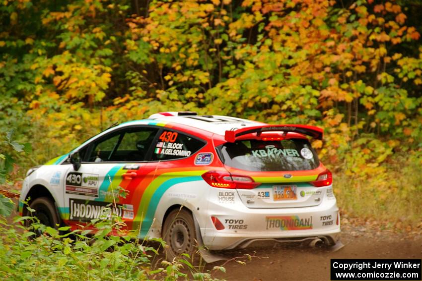 Lucy Block / Alex Gelsomino Ford Fiesta Rally3 on SS2, Bob Lake I.