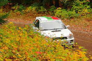 Ivo Draganov / Vladimir Yanev Subaru WRX Wagon on SS2, Bob Lake I.