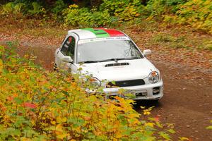 Ivo Draganov / Vladimir Yanev Subaru WRX Wagon on SS2, Bob Lake I.