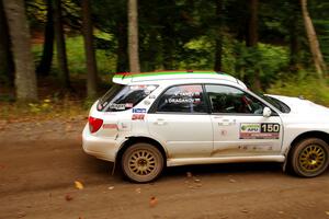 Ivo Draganov / Vladimir Yanev Subaru WRX Wagon on SS2, Bob Lake I.