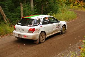 Ivo Draganov / Vladimir Yanev Subaru WRX Wagon on SS2, Bob Lake I.