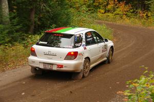 Ivo Draganov / Vladimir Yanev Subaru WRX Wagon on SS2, Bob Lake I.