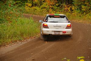 Ivo Draganov / Vladimir Yanev Subaru WRX Wagon on SS2, Bob Lake I.