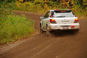 Ivo Draganov / Vladimir Yanev Subaru WRX Wagon on SS2, Bob Lake I.