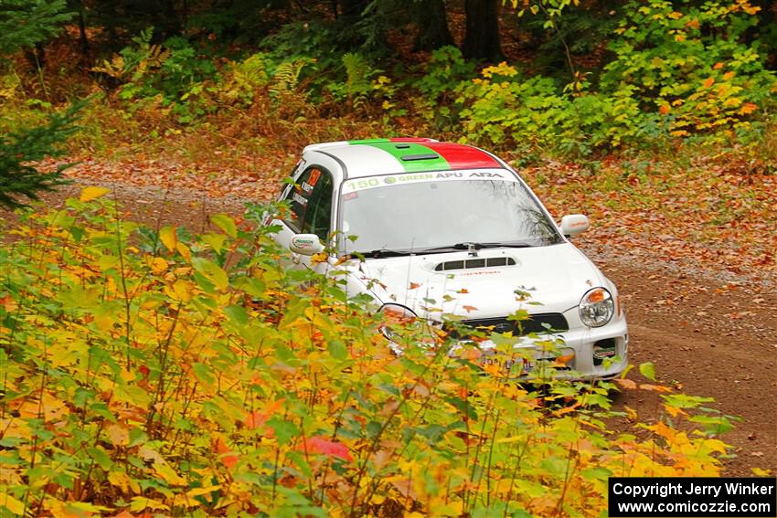 Ivo Draganov / Vladimir Yanev Subaru WRX Wagon on SS2, Bob Lake I.