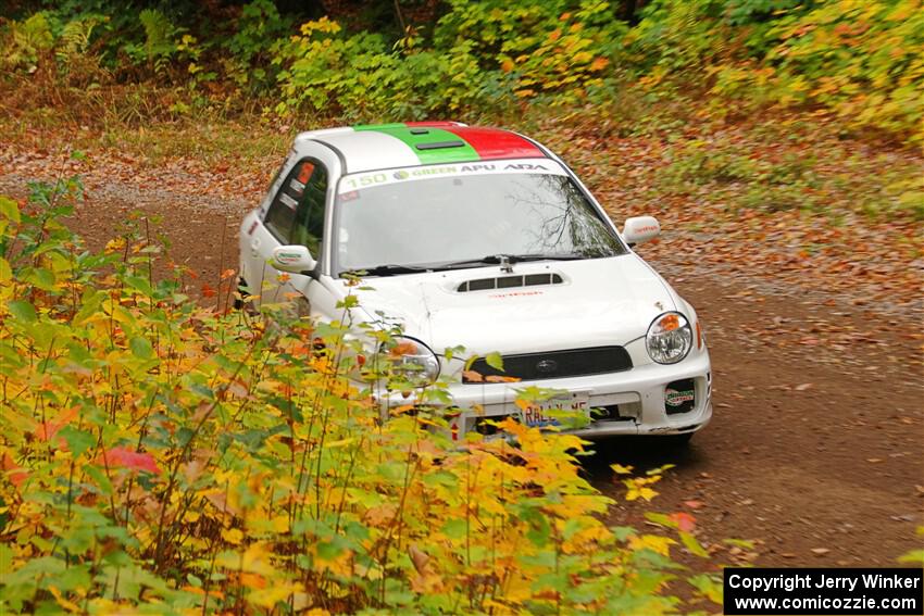 Ivo Draganov / Vladimir Yanev Subaru WRX Wagon on SS2, Bob Lake I.