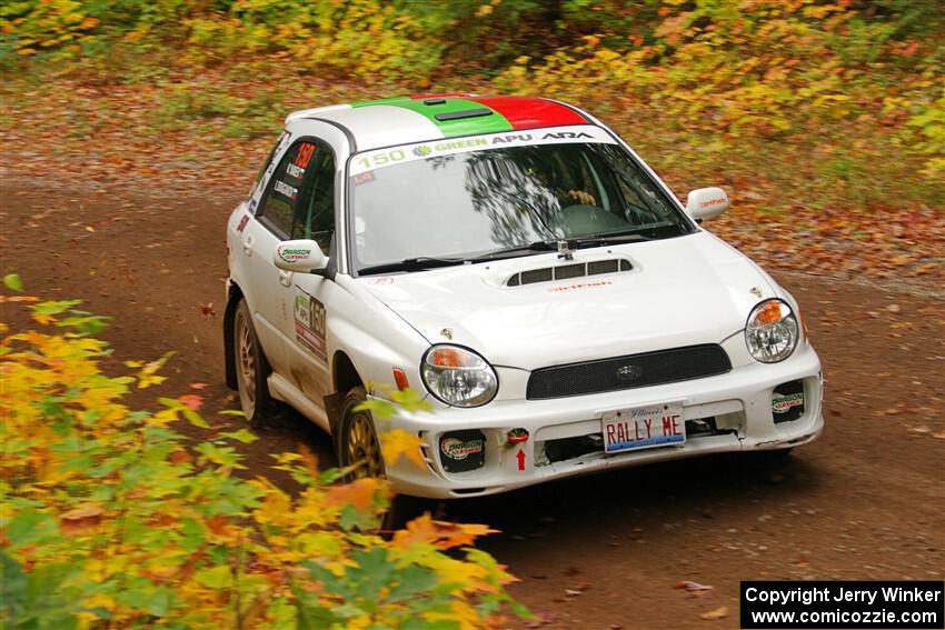 Ivo Draganov / Vladimir Yanev Subaru WRX Wagon on SS2, Bob Lake I.