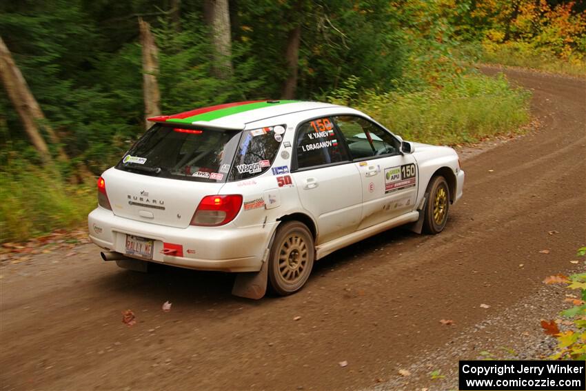 Ivo Draganov / Vladimir Yanev Subaru WRX Wagon on SS2, Bob Lake I.