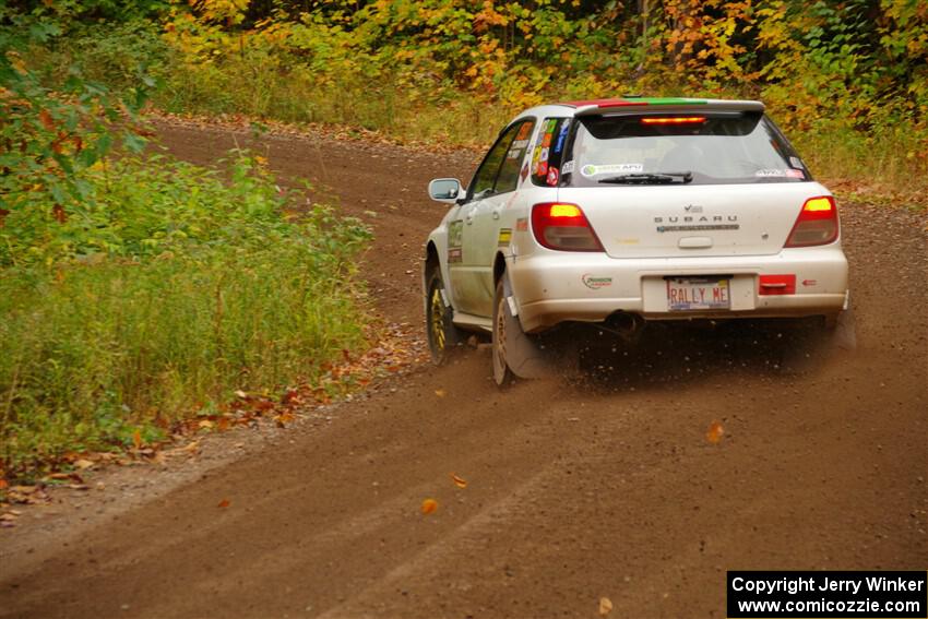 Ivo Draganov / Vladimir Yanev Subaru WRX Wagon on SS2, Bob Lake I.