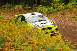 Tim Rooney / Claudia Barbera-Pullen Subaru WRX STi on SS2, Bob Lake I.