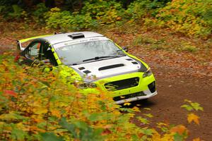 Tim Rooney / Claudia Barbera-Pullen Subaru WRX STi on SS2, Bob Lake I.